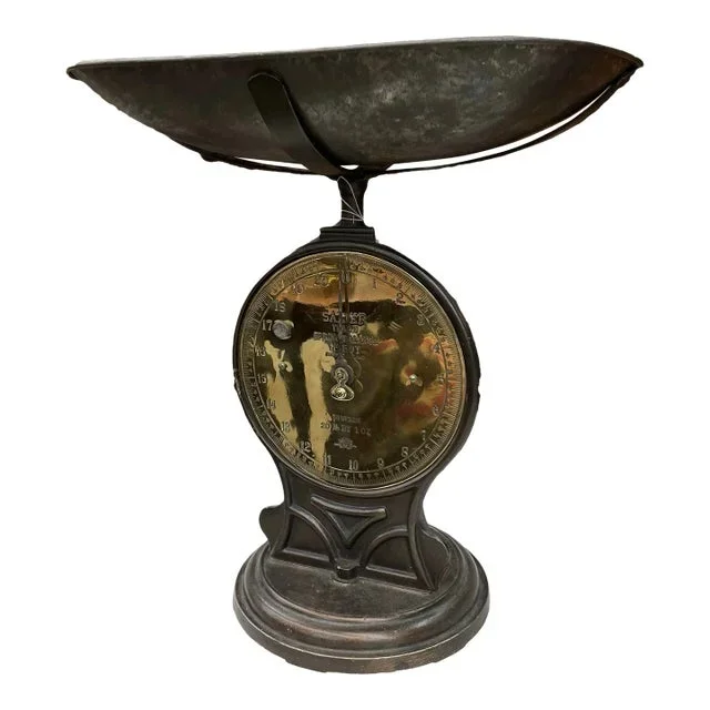 Large Antique English Salter Scale