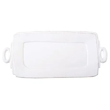 Lastra Handled Rectangular Platter by Vietri