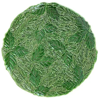 Lastra Holiday Figural Round Platter by Vietri