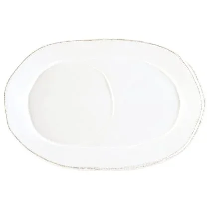 Lastra Oval Tray by Vietri
