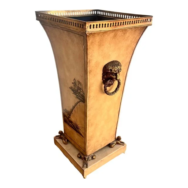 Late 1990s Theodore Alexander Chinoiserie Planter