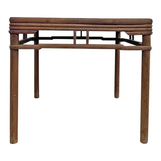 Late 19th Century Antique Chinese Square Dining Table