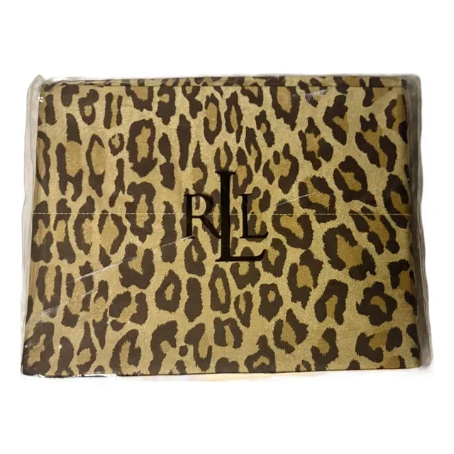 Lauren Ralph Lauren Leopard Print King Flat Sheet