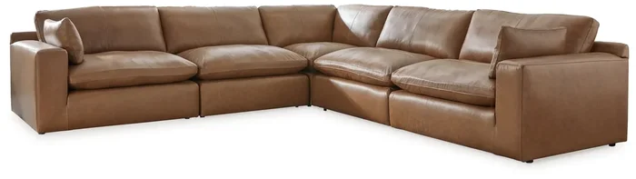 Leather Match 5-Piece Sectional