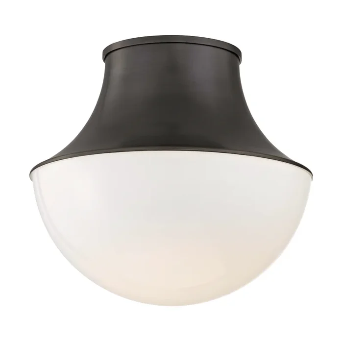 Lettie Flush Mount 14″ – Old Bronze