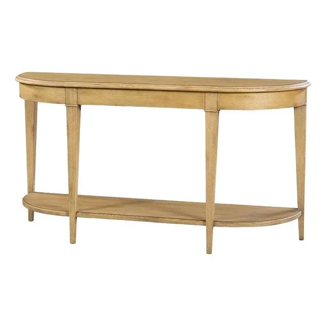 Light Wood Traditional Console Table
