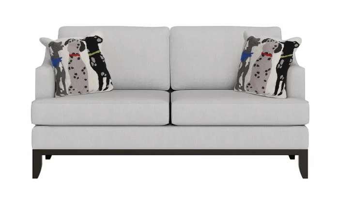 Liora Manne Frontporch 4267/44 Three Dogs Multi Hand Tufted Square 18″