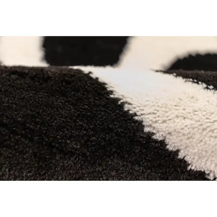 Liora Manne Luna 7316/48 Cobblestone Black Wilton Woven Area Rugs