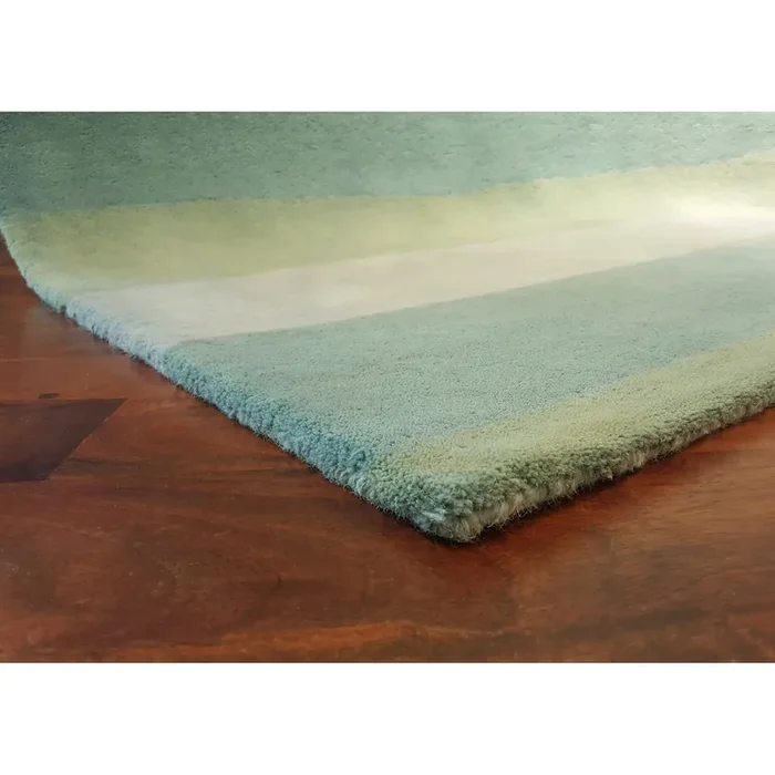 Liora Manne Piazza 7281/04 Stripes Sea Breeze Hand Tufted Area Rugs