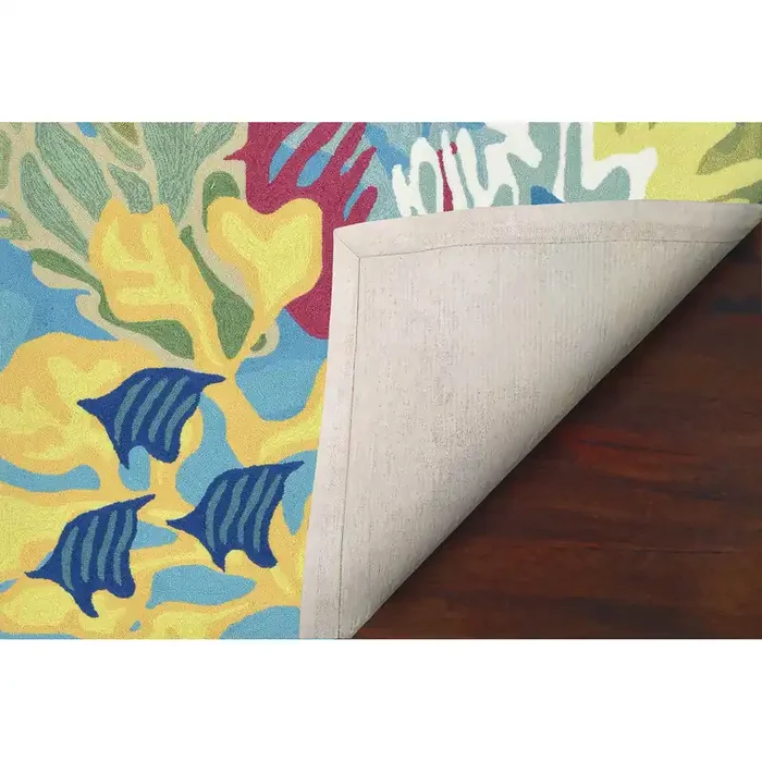 Liora Manne Ravella 2275/03 Ocean View Blue Hand Tufted Area Rugs