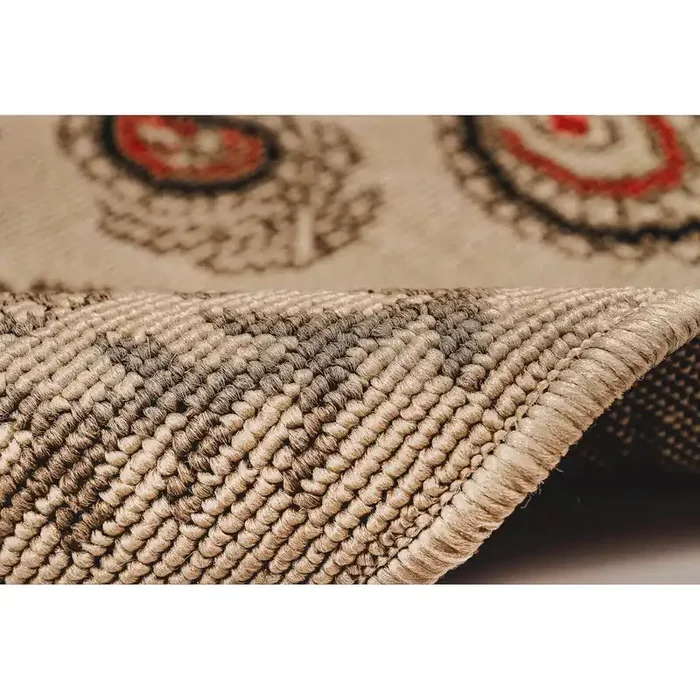 Liora Manne Riviera 7637/12 Tashi Cream Wilton Woven Area Rugs