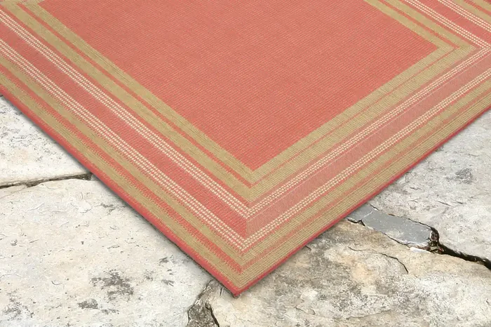 Liora Manne Terrace 2761/74 Etched Border Sunset Wilton Woven Area Rugs