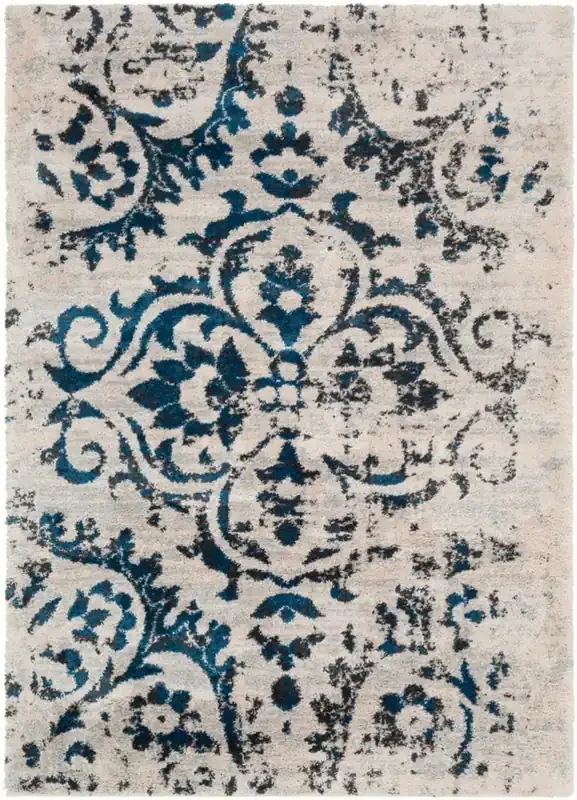 Livabliss Vintage Shag VTS-4100 Traditional Machine Woven Area Rugs
