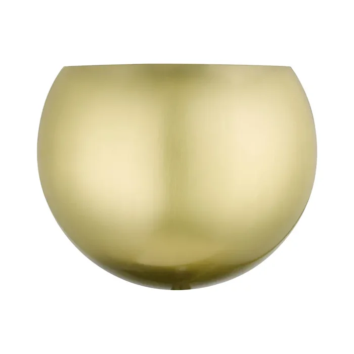 Livex Lighting 1 Light Satin Brass Wall Sconce – 40802-12
