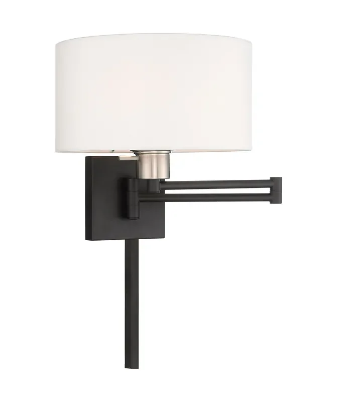 Livex Lighting 1 Lt Black Swing Arm Wall Lamp – 40036-04