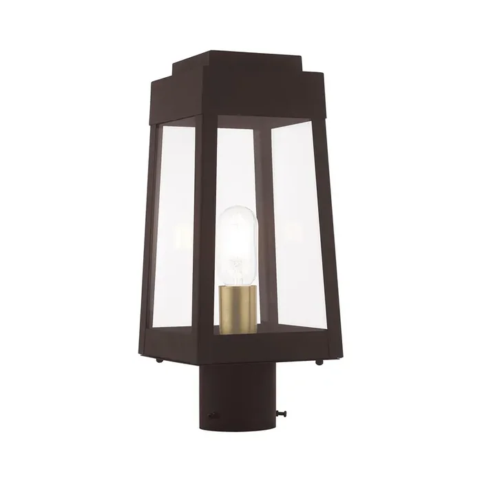 Livex Lighting 1 Lt Bronze Outdoor Post Top Lantern – 20853-07