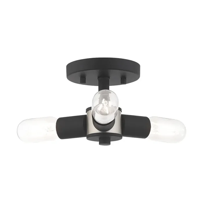 Livex Lighting 3 Lt Black Ceiling Mount – 51137-04