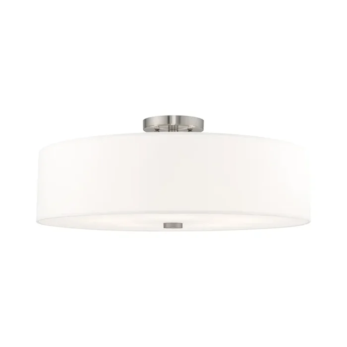 Livex Lighting 5 Lt Brushed Nickel Ceiling Mount – 52142-91