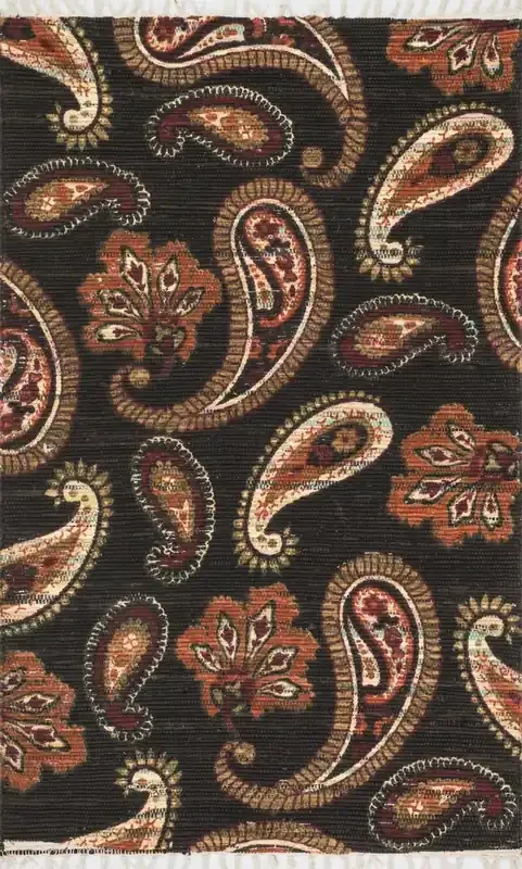Loloi Aria Hand Woven Har08 Chocolate / Rust 1‘-9″ X 5‘ Rectangle