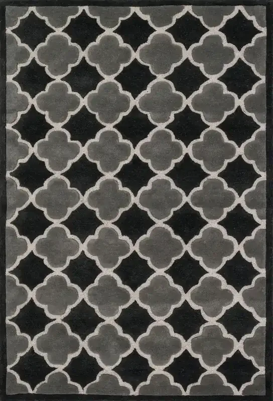 Loloi Brighton Bt-05 Black / Grey Hand Woven Area Rugs