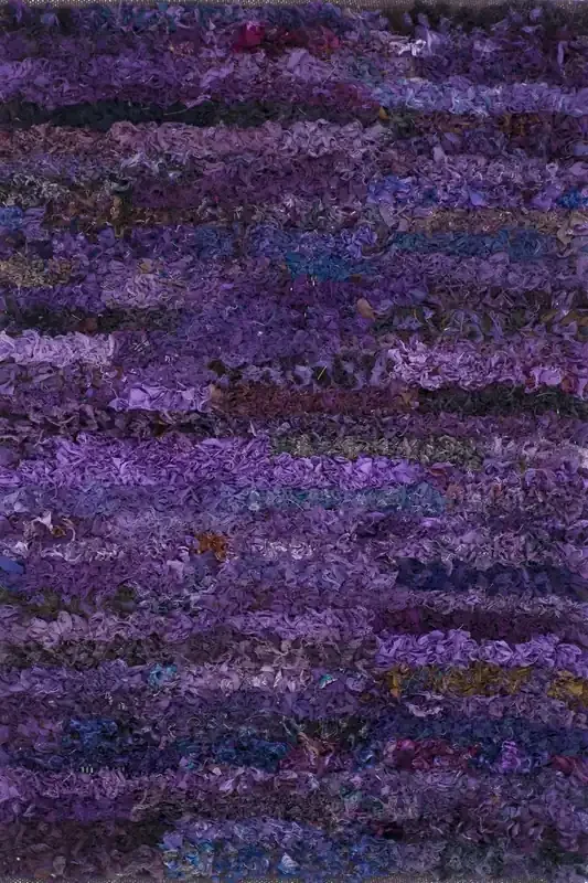 Loloi Eliza Shag Hand Woven Ei-01 Grape 2‘-3″ X 3‘-9″ Rectangle