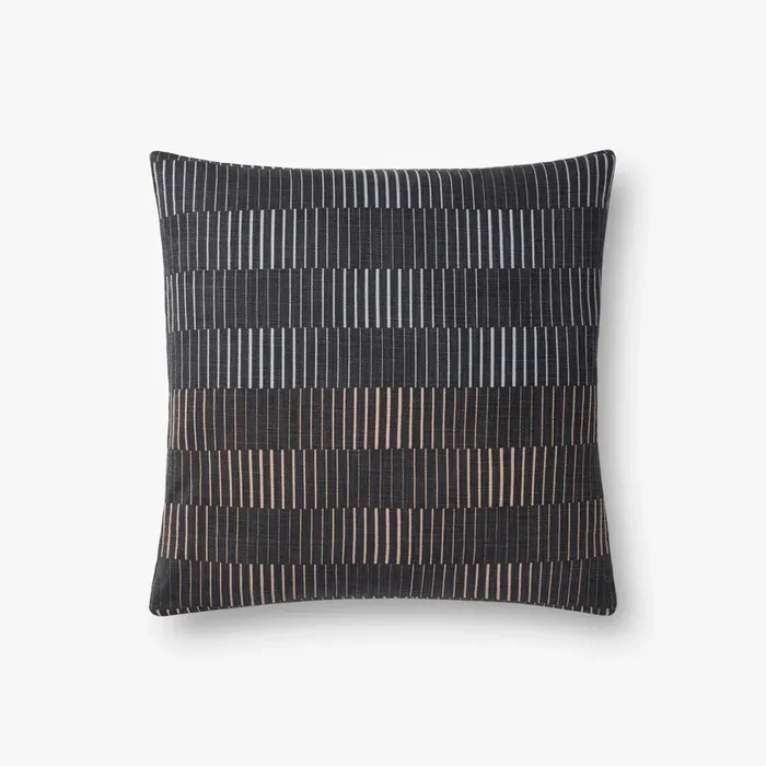 Loloi Pillows P0733 Charcoal