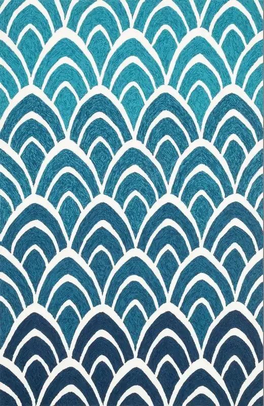 Loloi Venice Beach Vb-20 Blue / Multi Hooked Area Rugs