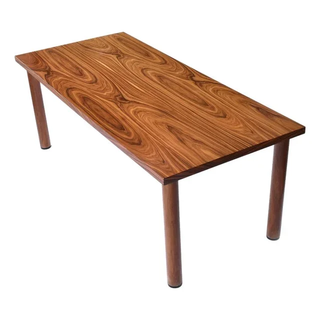 Long and Narrow Modern Minimalist Rosewood Dining Table