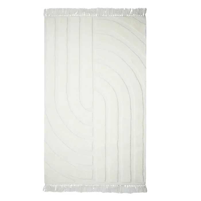 Loop White Area Rug