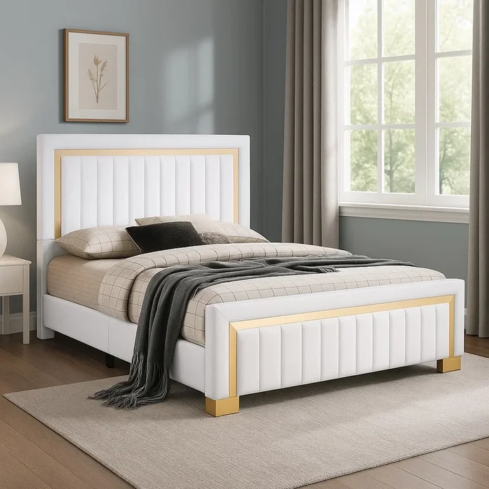 Loris Beige King Bed
