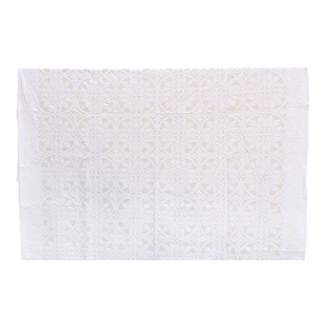 Lotus Bloom Artisan Floral Applique Quilt
