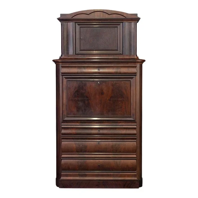 Louis Philippe Mahogany Standing Secretary