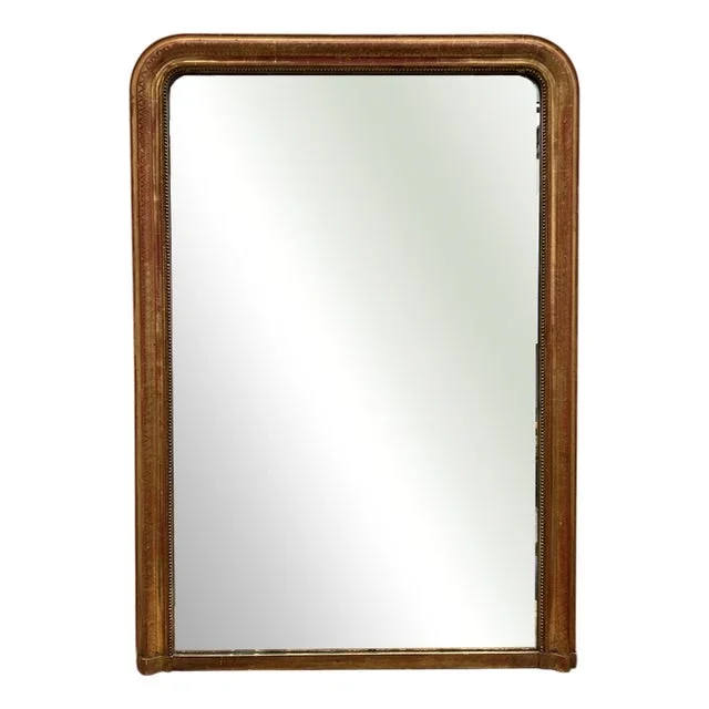 Louis Philippe Mirror in Gilded Wood