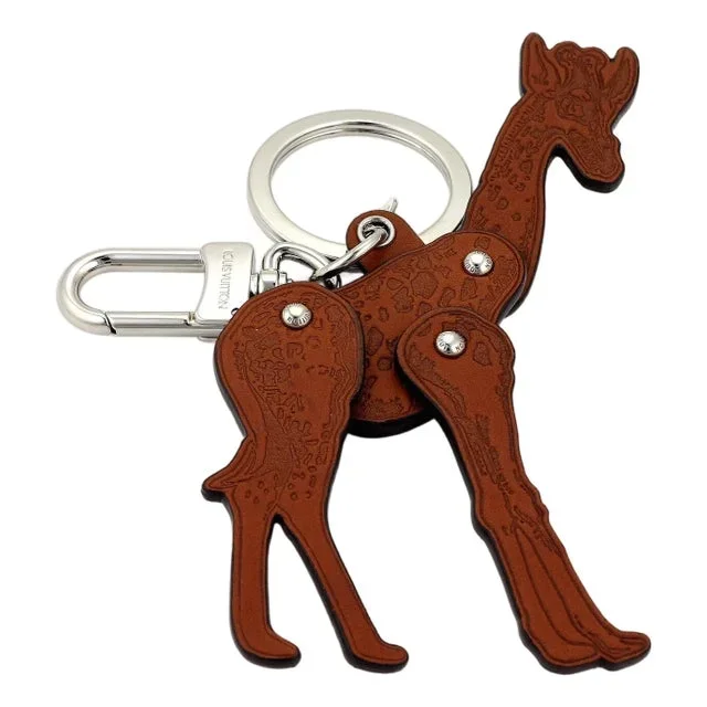 Louis Vuitton Savane Giraffe Bag Charm and Keychain Holder