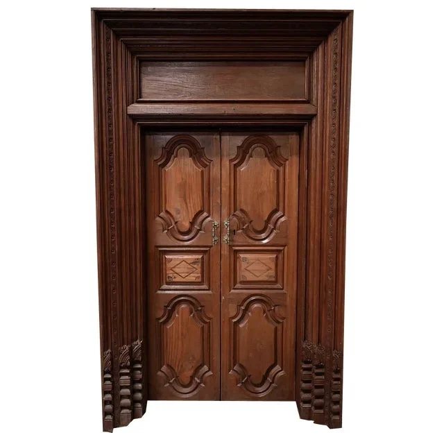 Louis XIV Style Indian Doors in Teak