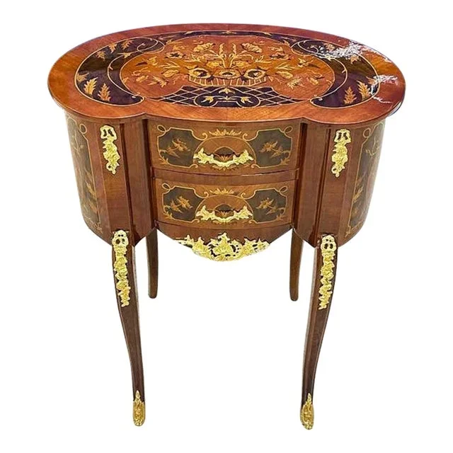 Louis XV Style Copper Bedside Table