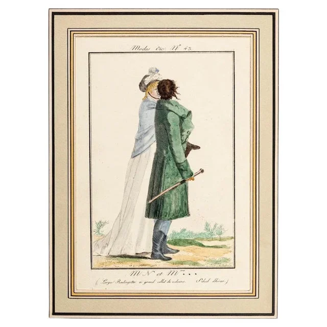 M. N. et Mme*** – From Modes et Manières du jour à Paris. Early 19th Century