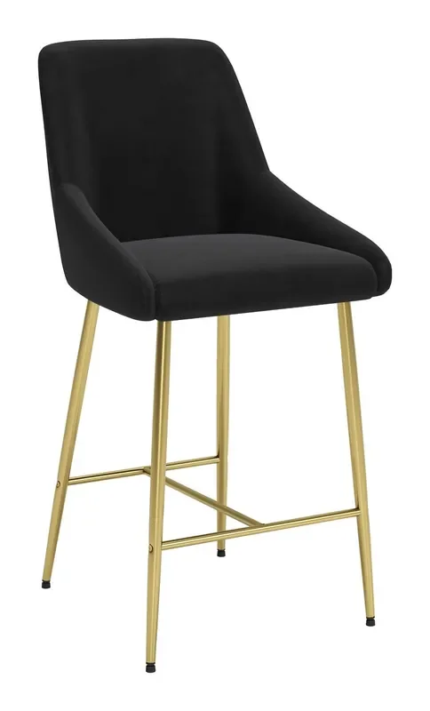 Madelaine Counter Chair Black
