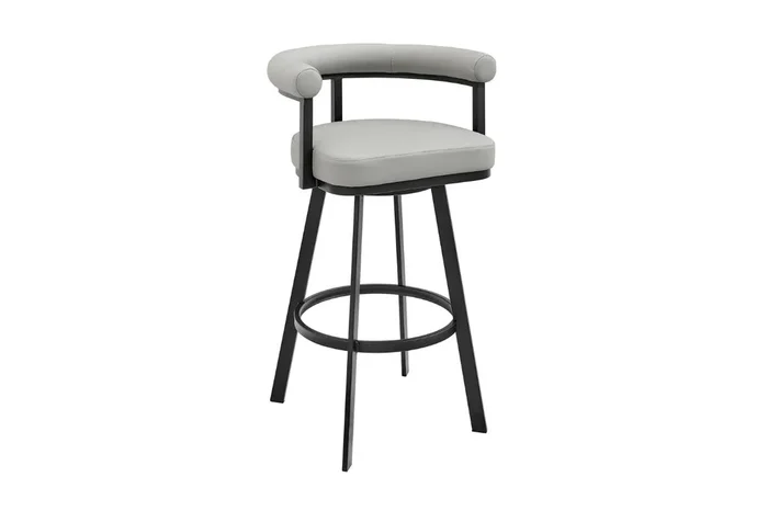 Magnolia Barstool in Light Gray
