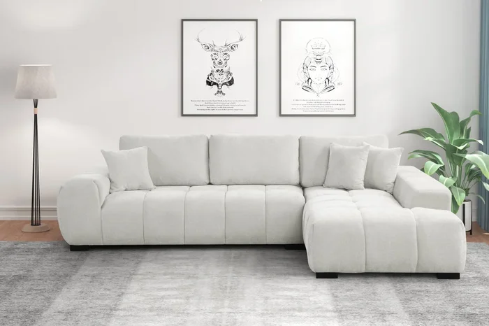 Manhattan Gray Modern RAF Sectional