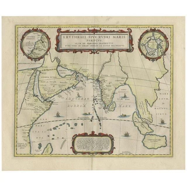 Map of Egypt towards Arabia and India to Java, 1660