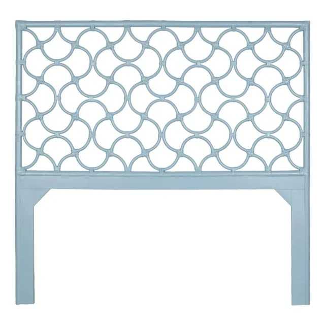 Mar Headboard Queen, Pool Blue