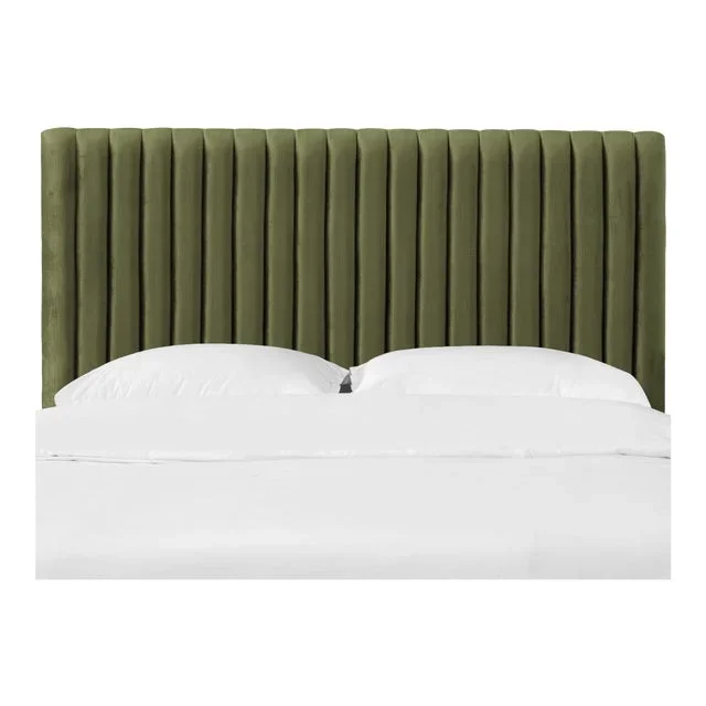 Margaux Headboard in Pine Shine Velvet, Twin