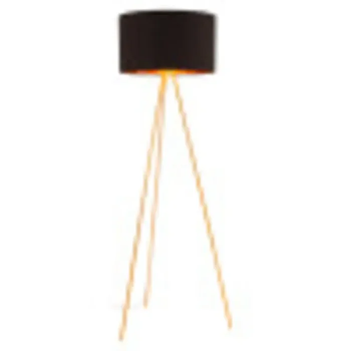Mariel Floor Lamp Black & Gold
