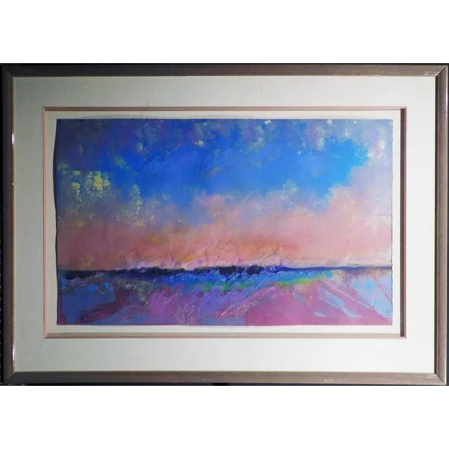 Mark Dickson Pastel Original Oil Pastel Drawing Hand Signed Artwork