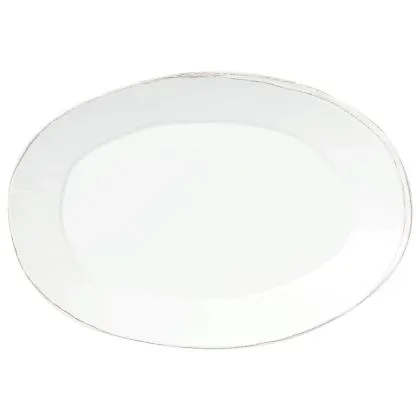 Melamine Lastra Oval Platter by Vietri