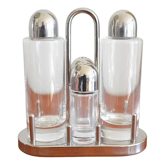 Menage Set by Ettore Sottsass for Alessi, Set of 4