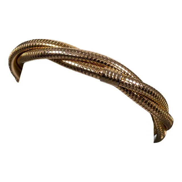 Metal Cuff Bracelet, 1980s