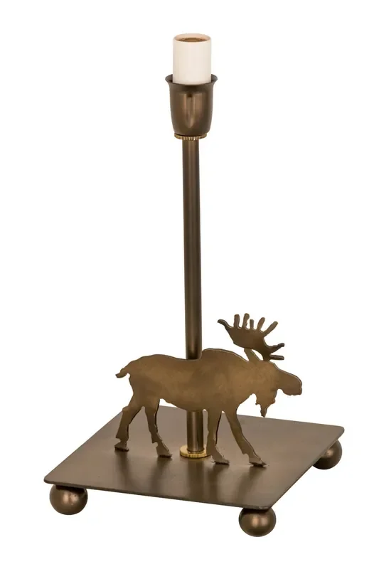 Meyda 10.5″h Lone Moose Table Base – 179117