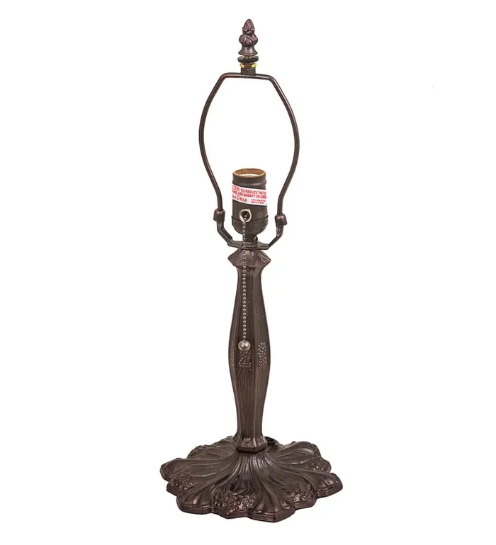 Meyda 10″h Hex Berry Flowers Table Base – 23936